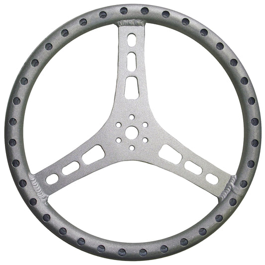 Steering Wheel.  15" Wide.  1 1/4" Tube.  Lightweight Aluminum.