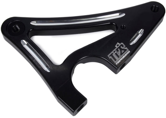 Ti22 Sprint Car Left Front Steering (Combo) Arm. Black.