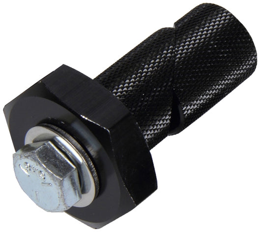 Ti22 Torsion Bar Retainer. Aluminum. Black.