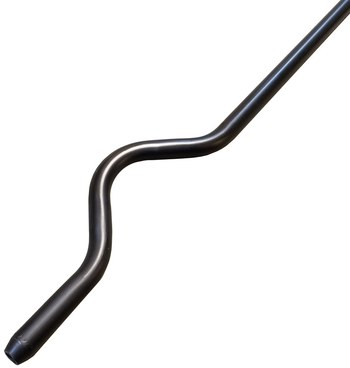 Ti22 Sprint Car S-Bend Steering Rod. 4130. 49" To 50".  Black.