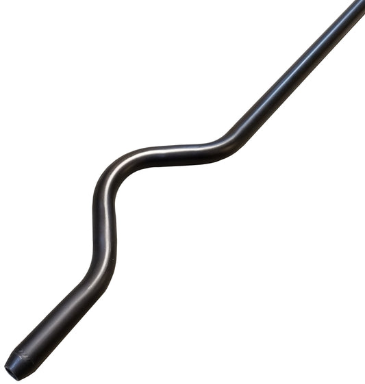 Ti22 Sprint Car S-Bend Steering Rod. 4130. 49" To 50".  Black.