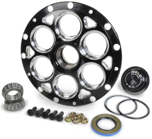 Weld Right Front Hub Kit. Black.
