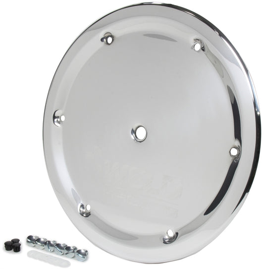 Weld 6 Hole 15" Mud Cover.  Polished.